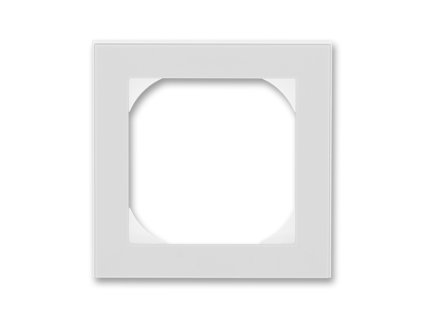 Rámeček jednonásobný s otvorem 55x55 šedá/bílá 3901H-A05510 16