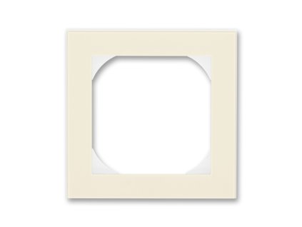 Rámeček jednonásobný s otvorem 55x55 slonovina/bílá 3901H-A05510 17