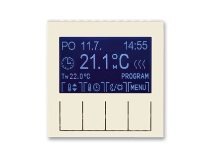 Termostat univerzální programovatelný ovládací jednotka slonovina 3292H-A10301 17