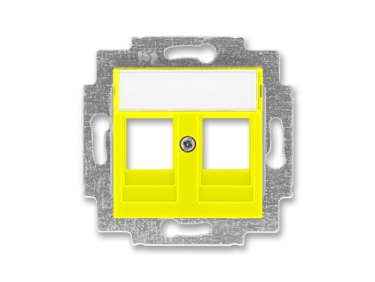 Kryt zásuvky komunikační žlutá 5014H-A01018 64