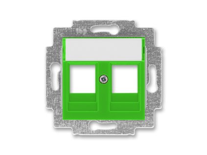 Kryt zásuvky komunikační zelená 5014H-A01018 67