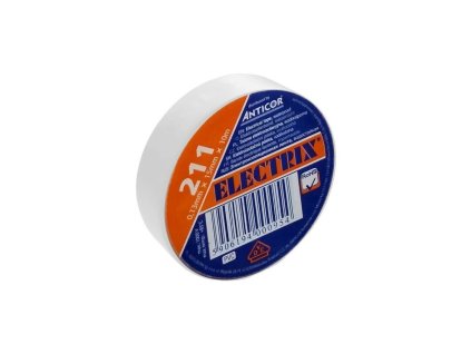 PÁSKA PVC ELECTRiX 15mmx10m bílá
