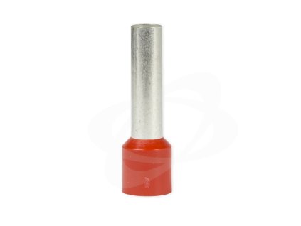 DI 1,5-10 rudá Dutinka izolovaná,průřez 1,5mm2
