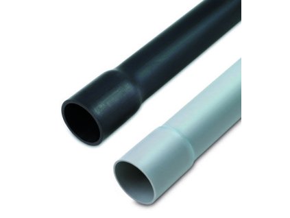 Trubka tuhá 25 černá, UV, 3m/90, 1250N