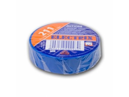 PÁSKA PVC ELECTRiX 15mmx10m modrá