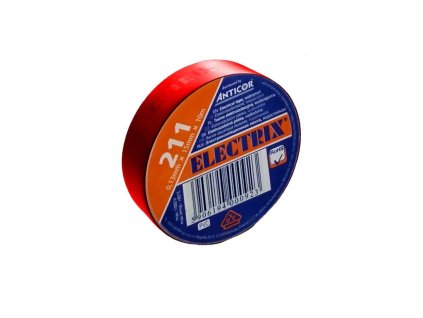PÁSKA PVC ELECTRiX 15mmx10m červená