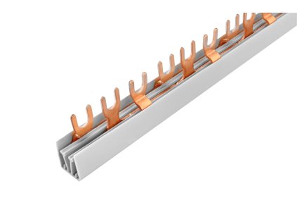 Propojovací lišta G-3L-1000/16C, vidlička, 3pól., 80A, rozteč 17,8mm
