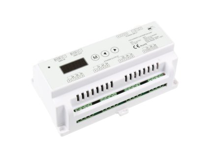 DMX dimLED dekodér 12CH DIN (Varianta DMX dimLED dekodér 12CH DIN)