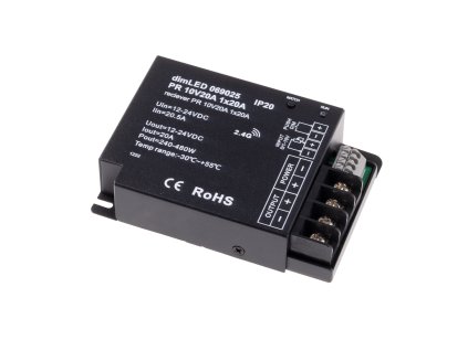 Přijímač dimLED PR 10V20A (Varianta Přijímač dimLED PR 10V20A)