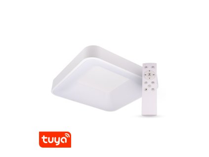 SMART Tuya LED svítidlo ZULU 48W CCT hranaté bílé