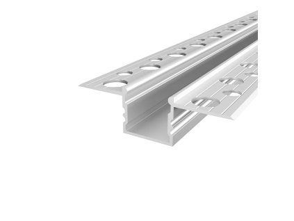 LED profil GK18-3 stříbrný do SDK, profil bez krytu 1m 095130 T-LED