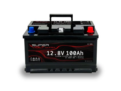 SuperVolt 100Ah 12,8V Ultra Supervolt Ultra – 12,8V 100Ah – LifePO4 s Bluetooth a vyhříváním