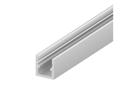 LED profil P4-4 mini stříbrný (Varianta Profil bez krytu 1m)