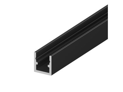 LED profil P4-4 mini černý (Varianta Profil bez krytu 1m)