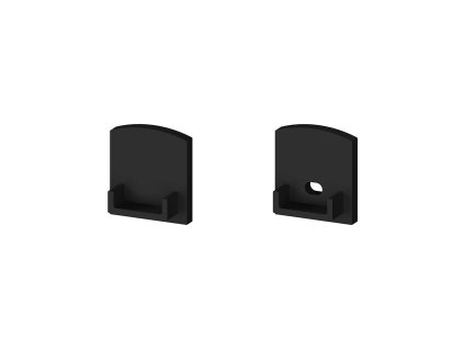 Pár koncovek profilu P4-4 černé (Varianta Pár koncovek profilu P4-4 černé)