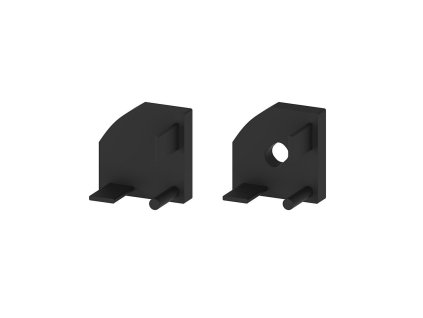Pár koncovek profilu P3-5 černé (Varianta Pár koncovek profilu P3-5 černé)