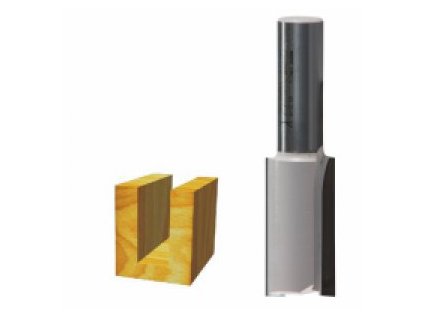 Drážkovací fréza 2 břit stopka 6 mm,6x25x57 mm