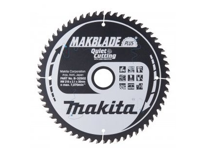 kotouč pilový dřevo MAKBLADEplus 216x2.1x30mm 60Z = old B-08676