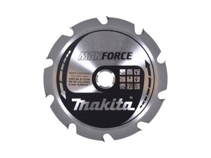 kotouč pilový dřevo MAKFORCE 165x2x20mm 10Z = old B-08159