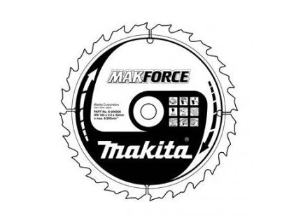 kotouč pilový dřevo MAKFORCE 180x2.4x30mm 16Z = new B-32138