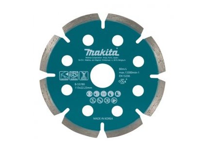 kotouč řezný diamantový 115x1.6x22.23mm pro aku úhlové brusky
