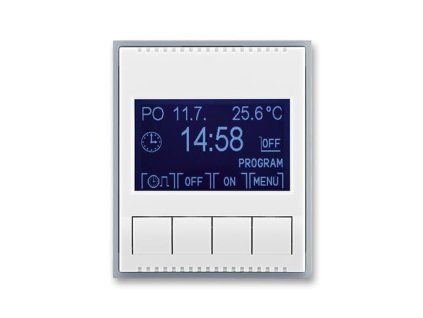 Hodiny spínací programovatelné (ovládací jednotka) (Barva ledová šedá)