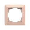 Rámeček jednonásobný (Barva pudrová / bílá)