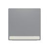 Kryt spínače jednoduchý, s popisovým polem (Barva šedá)
