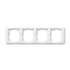 Rámeček čtyřnásobný, vodorovný bílá/bílá 3901F-A00140 03