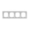 Rámeček čtyřnásobný, vodorovný titanová 3901F-A00140 08