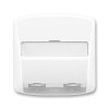 Kryt zásuvky ISDN s 2 otvory bílá tango 5013A-A00252 B