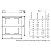 Rámeček dvojnásobný, vodorovný mungo/ mléčná bílá 3901F-A00120 26
