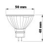 LED žárovka MR16 EL3W