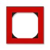 Rámeček jednonásobný s otvorem 55x55 červená/ kouřová černá 3901H-A05510 65