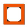 Rámeček jednonásobný s otvorem 55x55 oranžová/kouřově černá 3901H-A05510 66