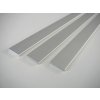 LED profil plochý ELOX 15x2 a 25x2 mm