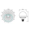 LED žárovka E27 LU12W 260° (Varianta Teplá bílá)
