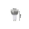 Barevná LED žárovka GU10 3x1W60