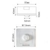 LED ovladač stmívač M3 IR (Varianta LED ovladač stmívač M3 IR)