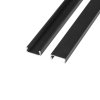 LED profil Mikro 2 černý (Varianta Profil bez krytu 1m)
