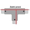 T spojka pro 3F lištu