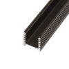 LED profil N12B - nástěnný bronzový (Varianta Profil bez krytu 1m)