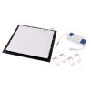BSN24 LED panel 24W černý čtverec
