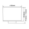 CCT LED svítidlo ALIMO 6W bílé