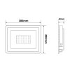 LED reflektor LEVE 200W (Varianta Teplá bílá)