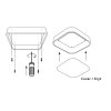 LED svítidlo RENDO 36W CCT hranaté bílé stropní (Varianta LED svítidlo RENDO 36W CCT hranaté bílé stropní)