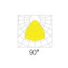 Lištové LED svítidlo TRITO LT120W 90° 54W bílé (Varianta Teplá bílá)