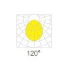 Lištové LED svítidlo TRITO LT150W 120° 61W bílé (Varianta Teplá bílá)