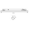 Lištové LED svítidlo TRITO LT150B 120° 61W černé (Varianta Teplá bílá)