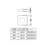 LED svítidlo ZULU 32W CCT hranaté černé závěsné (Varianta LED svítidlo ZULU 32W CCT hranaté černé závěsné)